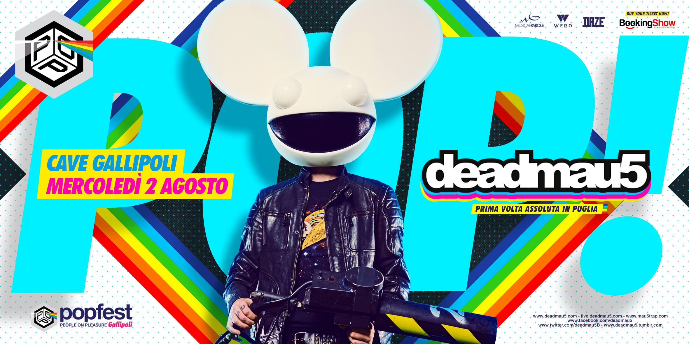 DEADMAU5 alle CAVE - Gallipoli 2 Agosto 2017